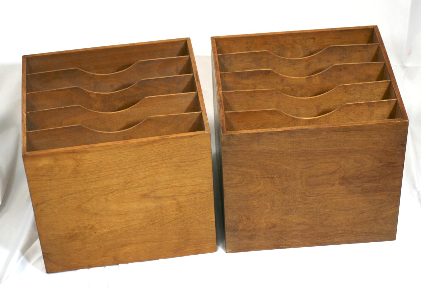 Art Deco Wood Filing Boxes 5