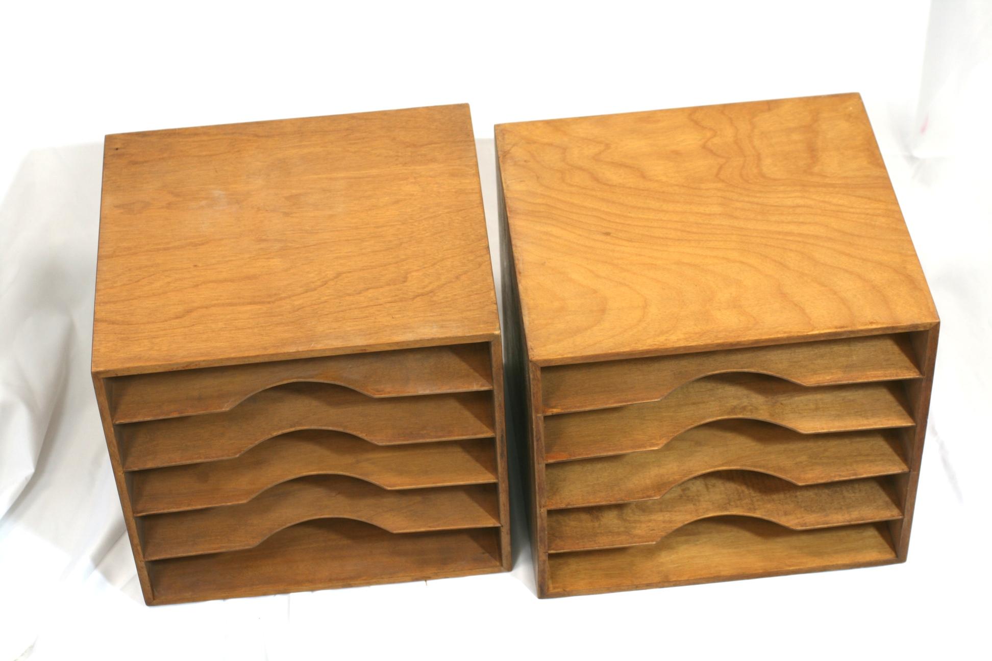 Art Deco Wood Filing Boxes 4