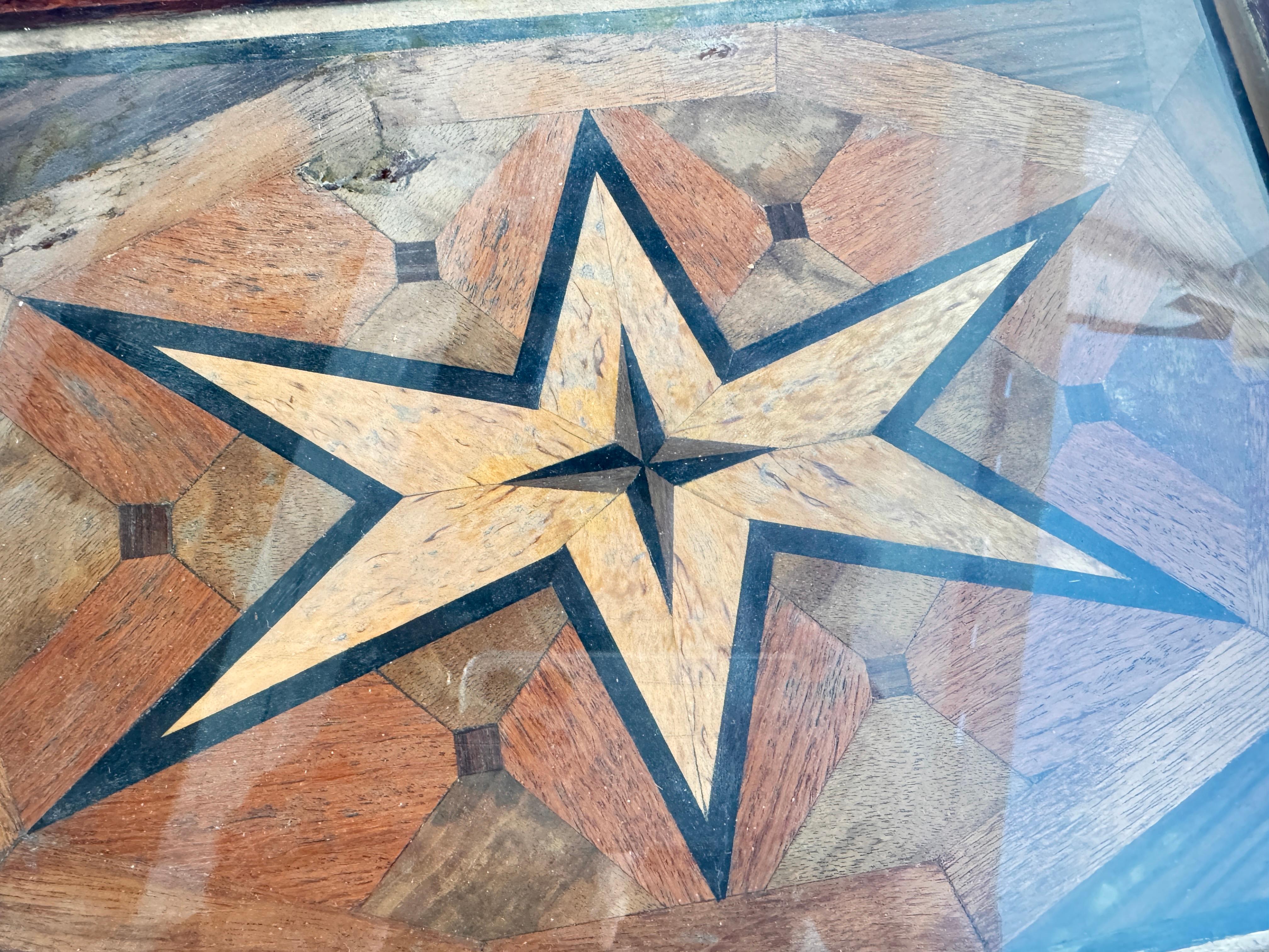Art Deco Wood Marquetry Tray, Brown Color, Wood France 1940 1