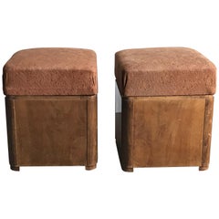 Art Deco Wood Ottoman Stool Ca1930/2 St Art Deco Wood Ottoman Stool Ca1930/2 St