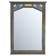 Art Deco Wood Painted Mirror circa 1930