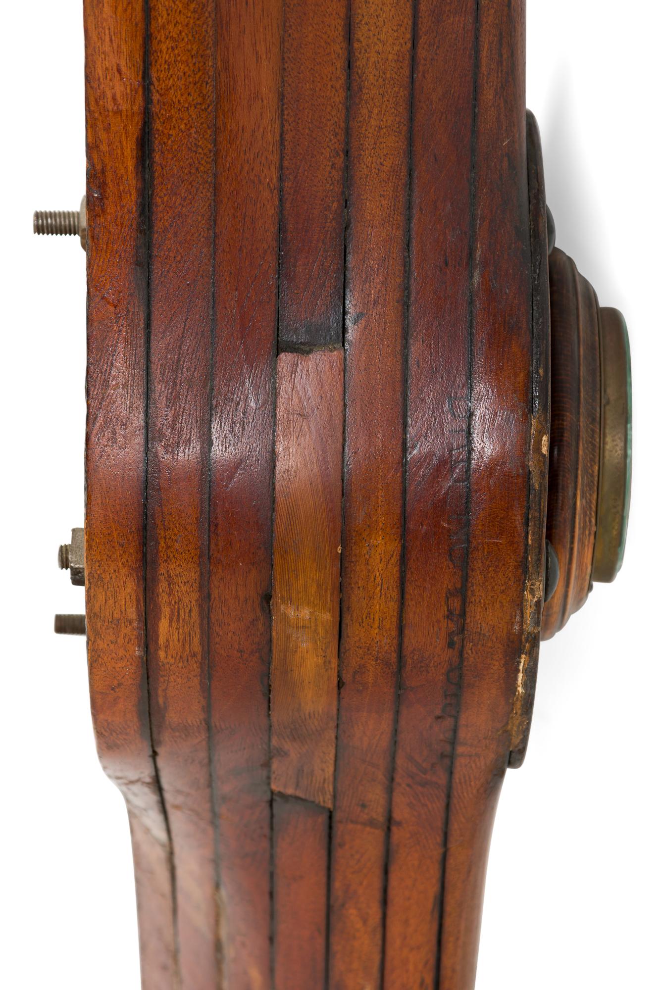 Propeller-Barometer aus Holz im Art déco-Stil im Angebot 6