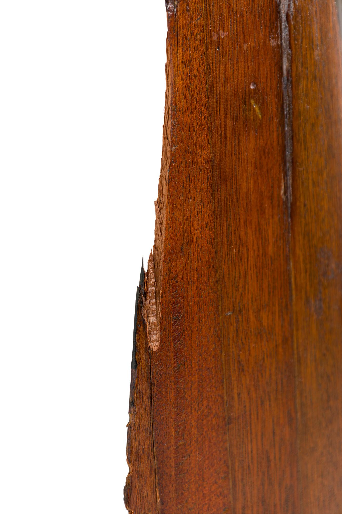 Propeller-Barometer aus Holz im Art déco-Stil im Angebot 1