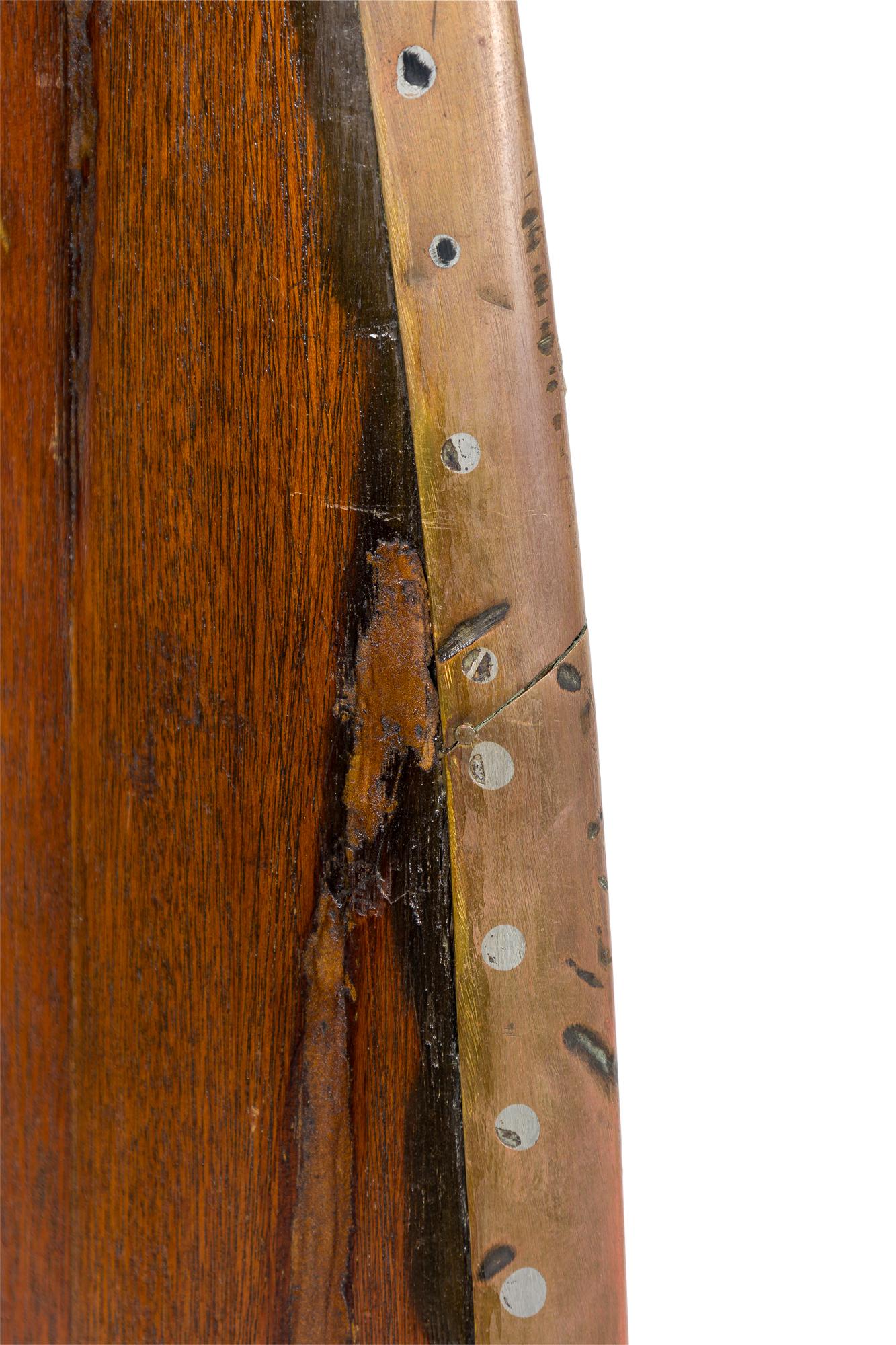 Propeller-Barometer aus Holz im Art déco-Stil im Angebot 3