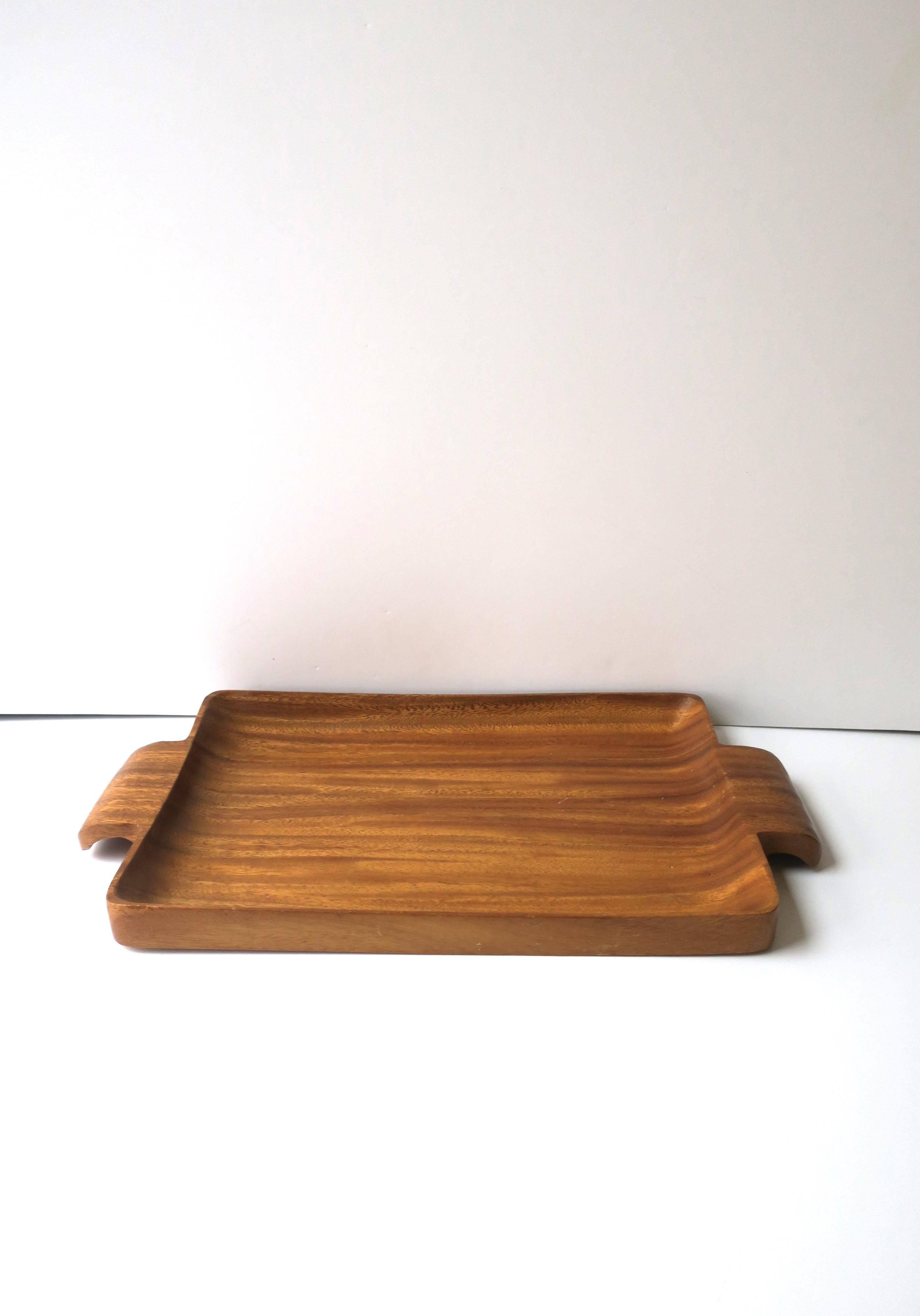 Art Deco Wood Serving Tray In Good Condition For Sale In New York, NY