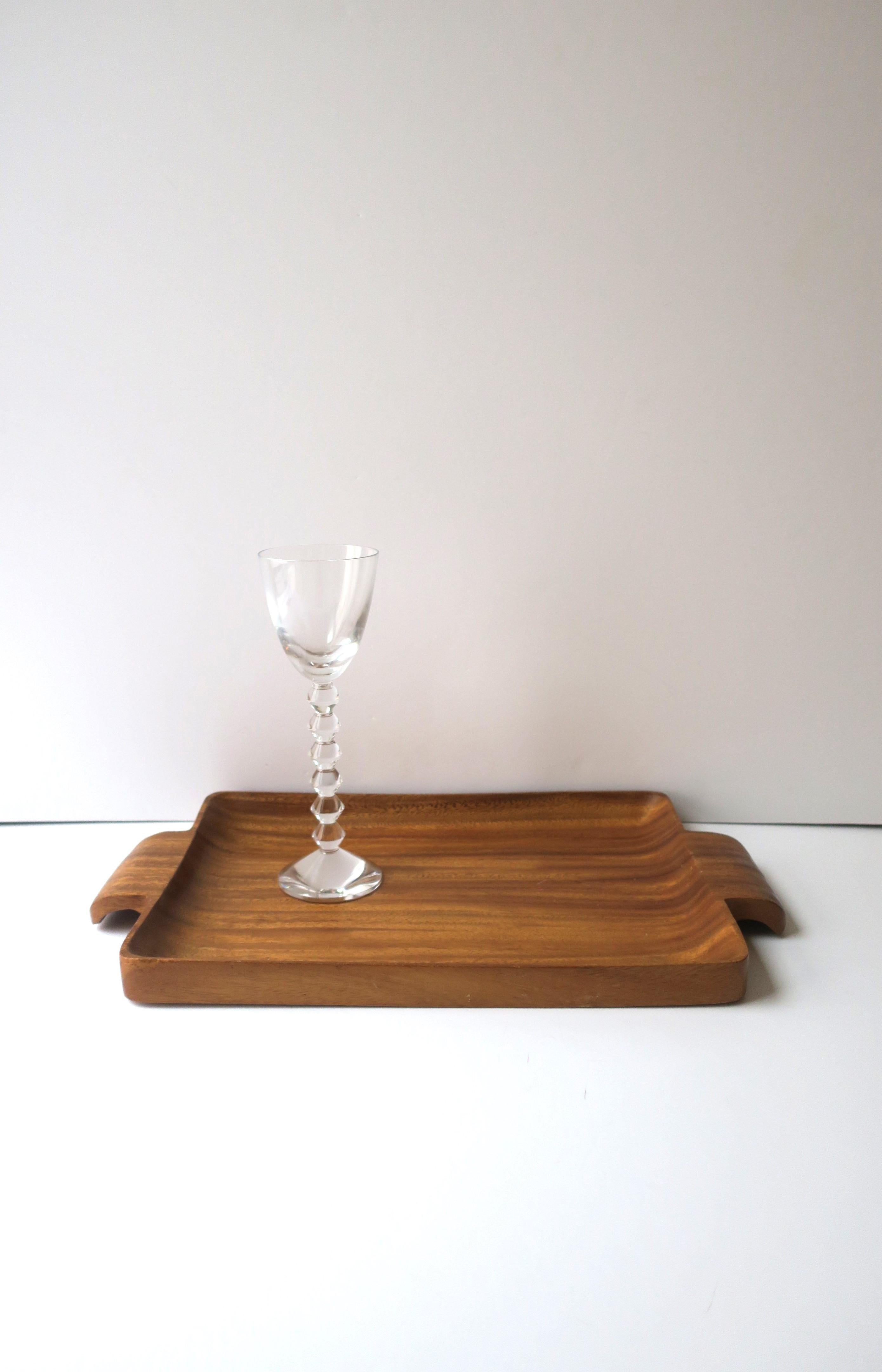 20th Century Art Deco Wood Serving Tray For Sale
