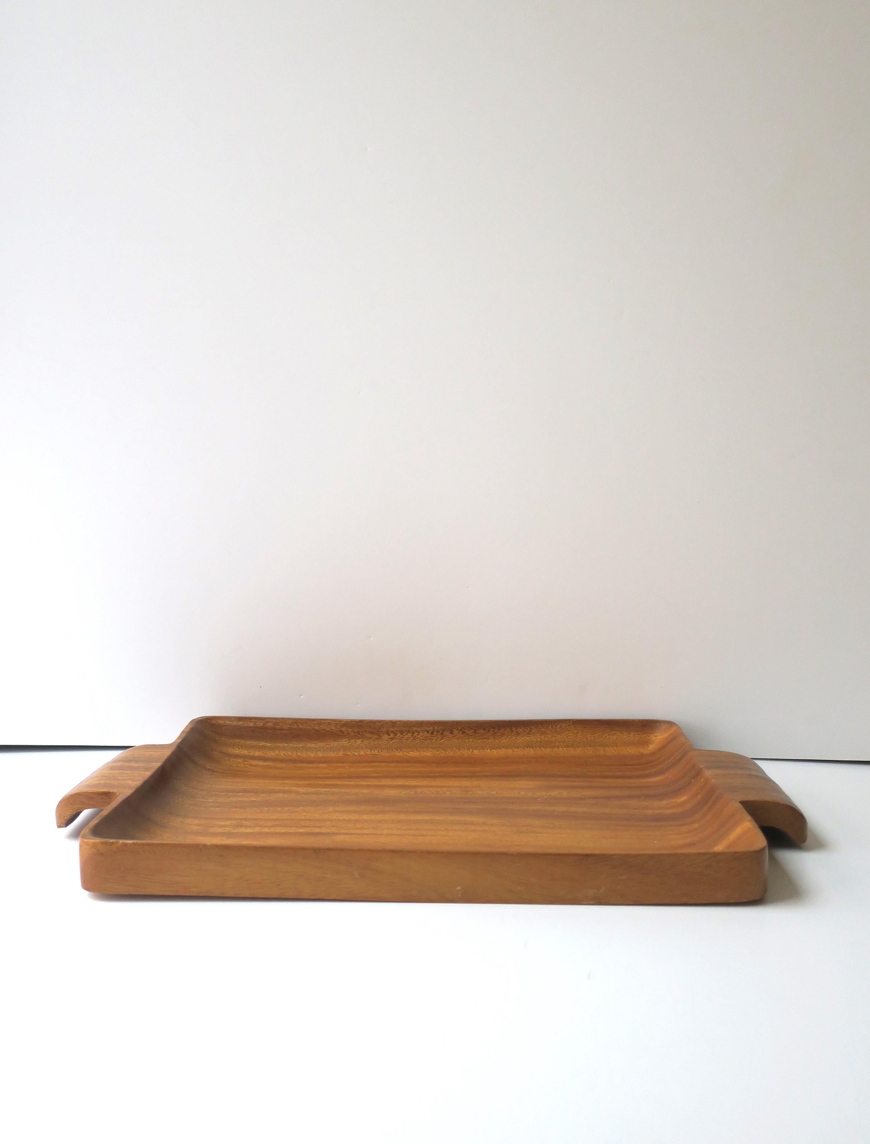 Art Deco Wood Serving Tray For Sale 2