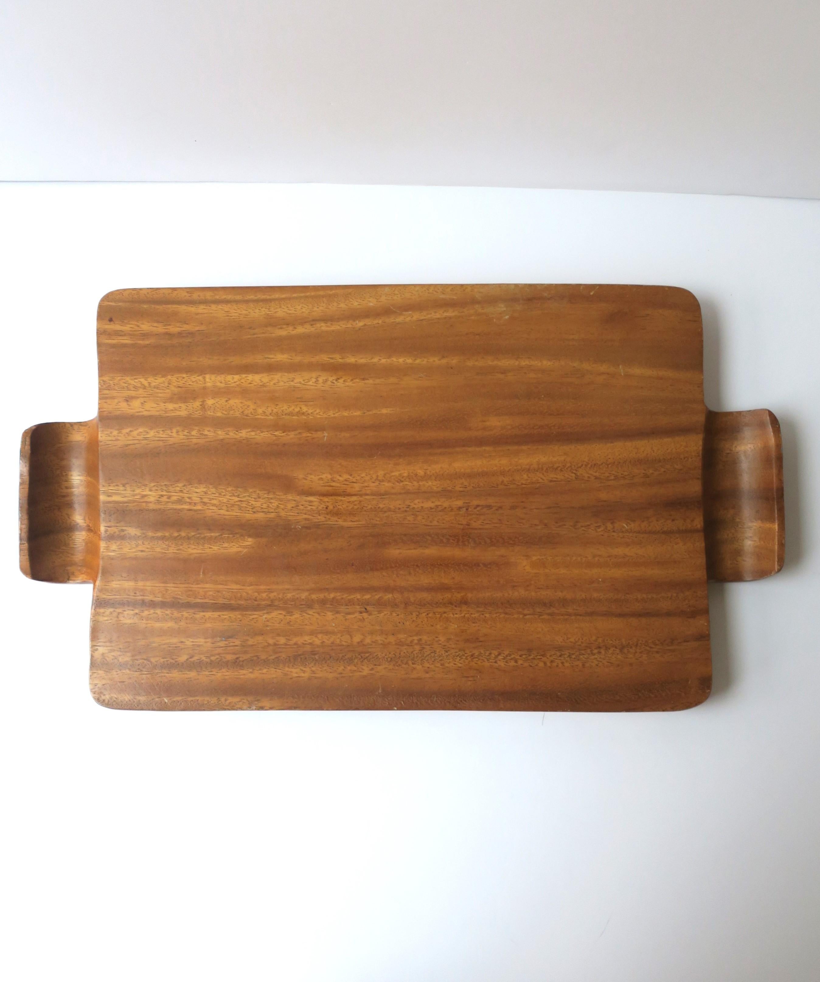 Art Deco Wood Serving Tray For Sale 4