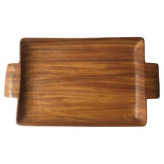 Art Deco Wood Serviertablett