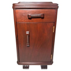 Art Deco Wood Side Table