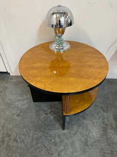 Art Deco Wood Table, France, 1930