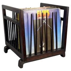 Used Art Deco Wood Vinyl Rack, circa 1920s