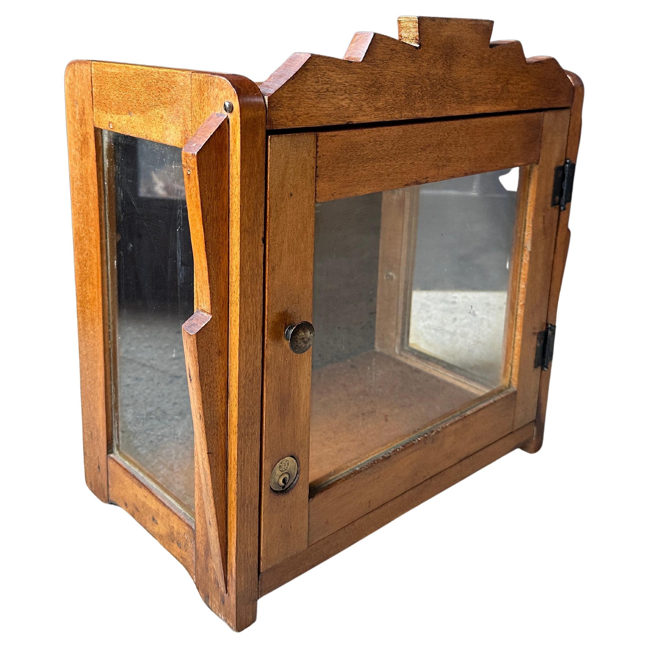 Armadio da farmacia in legno Art Deco