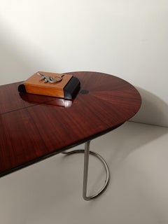 Art Deco wooden Box decorated with a Silver Tone Metal Lizard-shaped Handle