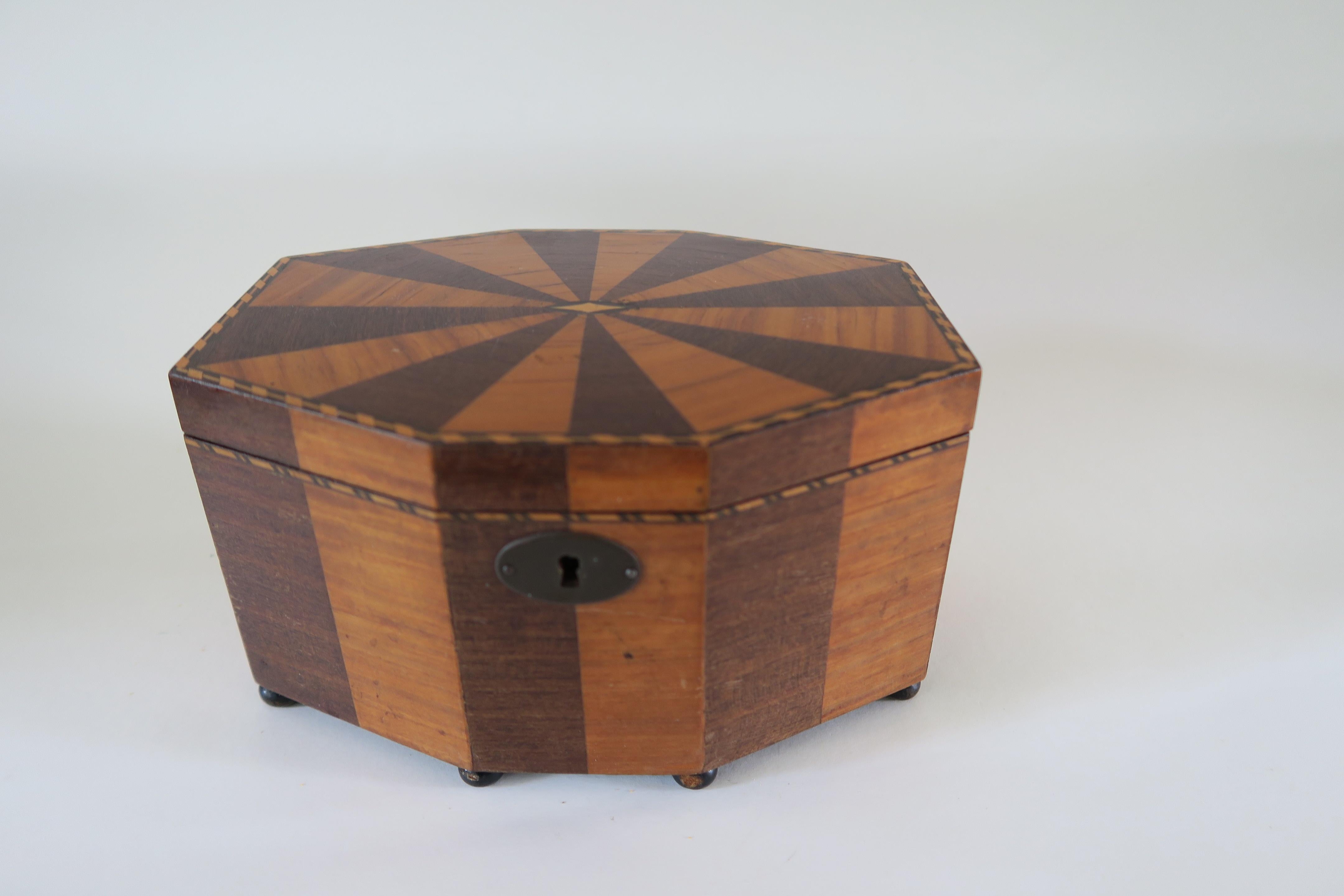 European Art Deco Wooden Box For Sale