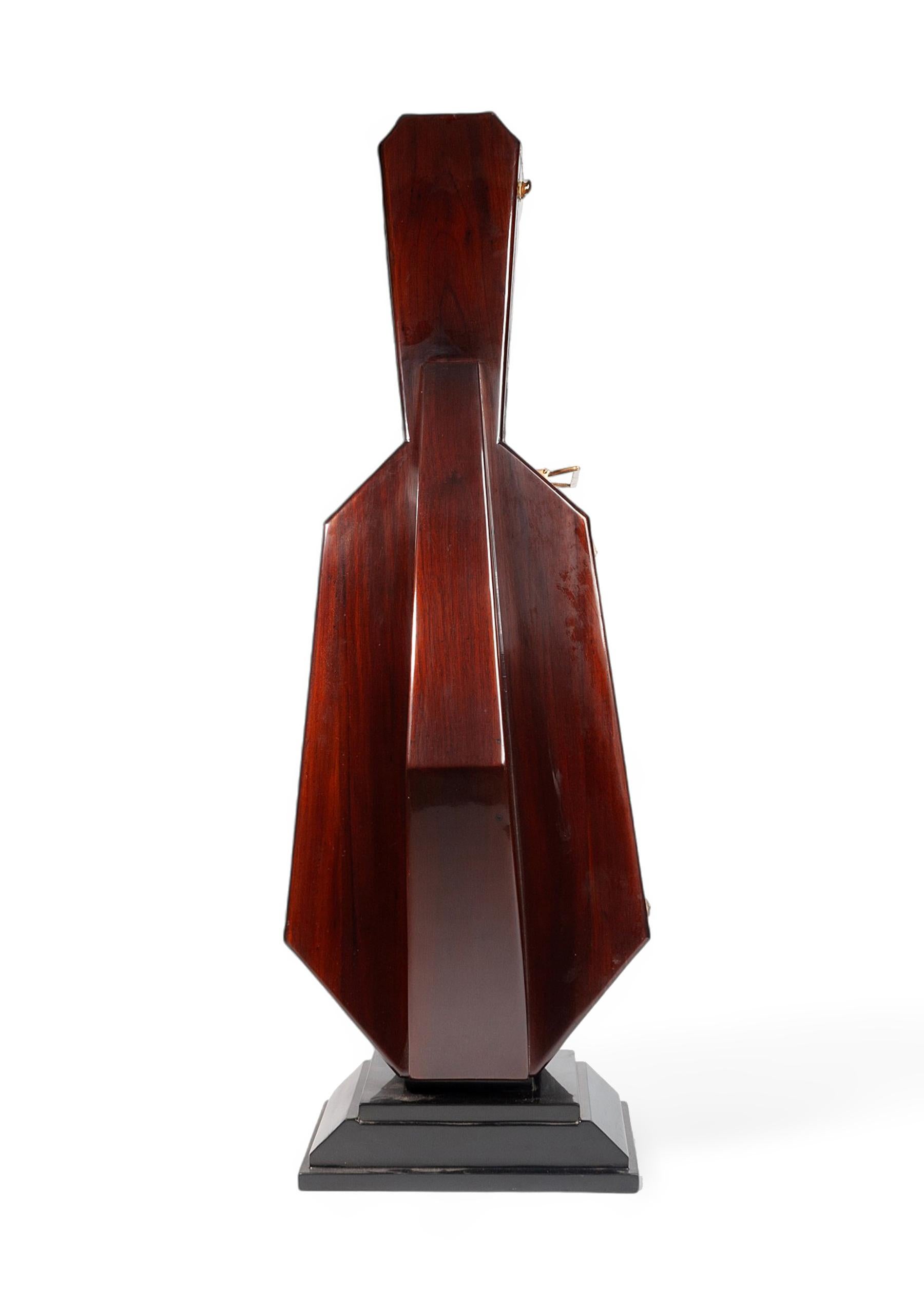 Art déco Art Déco Cello Case Wooden Liquor Storage Cabinet/Dry Bar with Shelves, France en vente