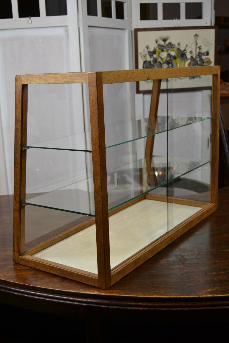 Art Deco Wooden CounterTop Display, Showcase, 1930s, Europe at 1stDibs