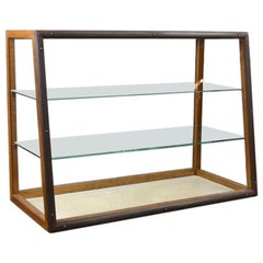 Art Deco Wooden Counter-Top Display, Showcase, 1930s, Europe