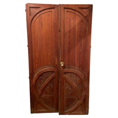 Art Deco Wooden Double Door
