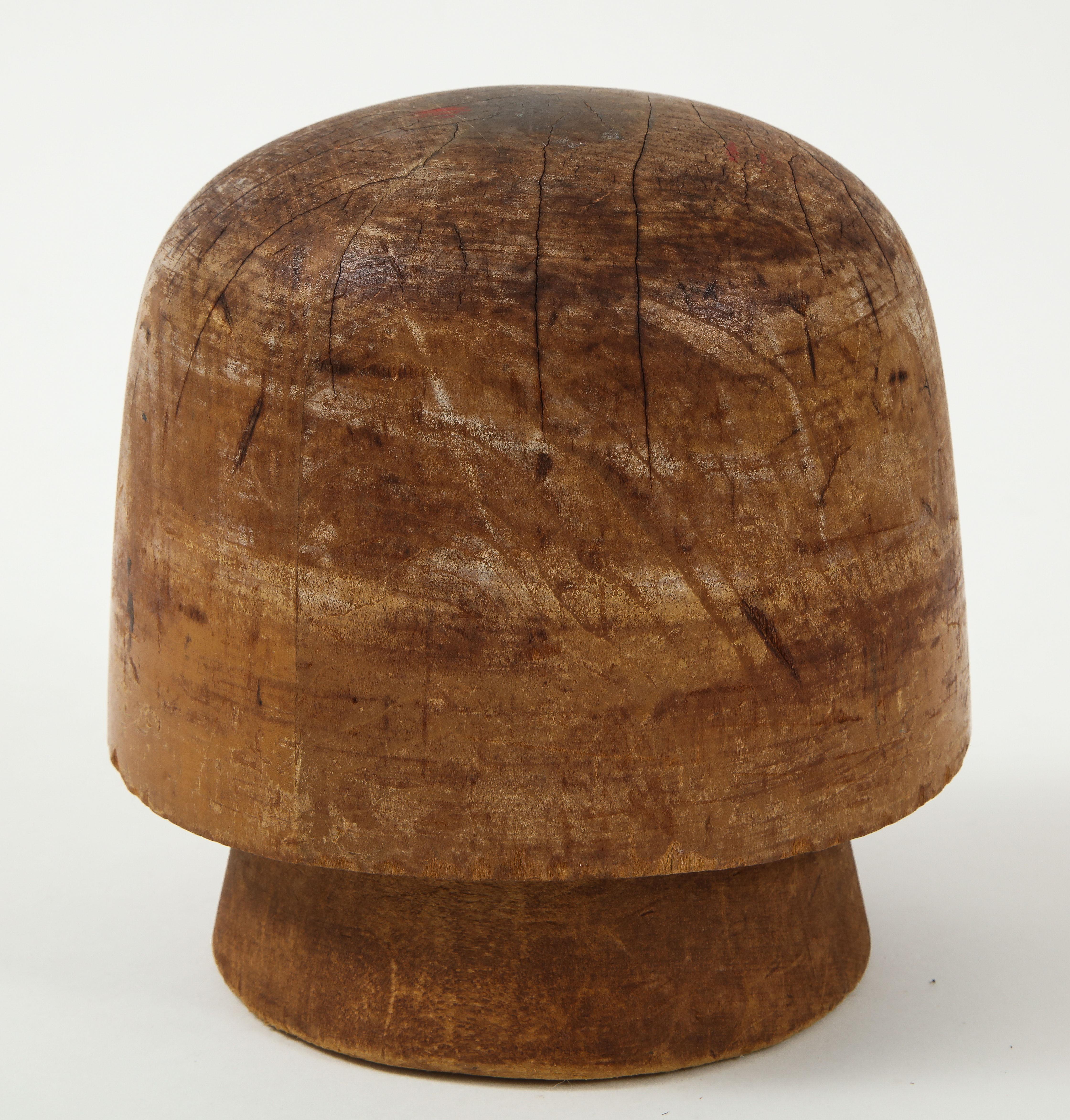 Art Deco Wooden Hat Form In Good Condition In New York, NY