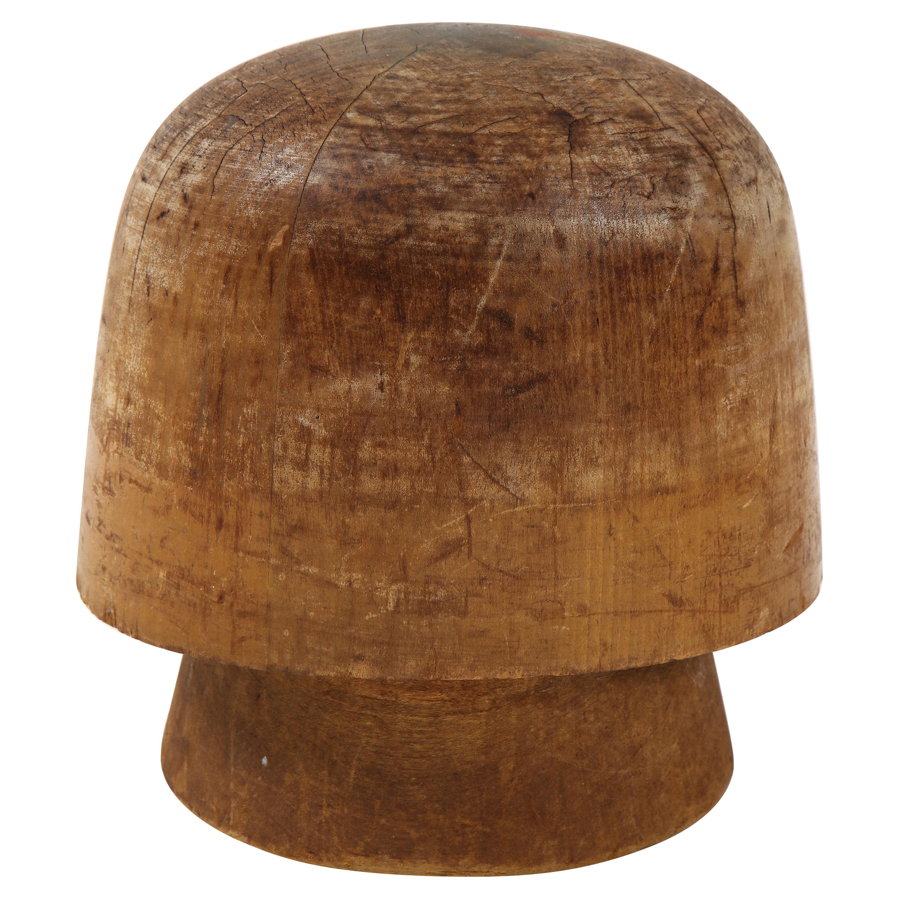 Art Deco Wooden Hat Form