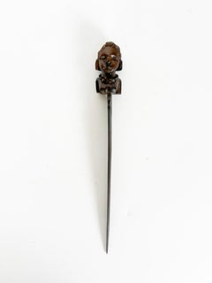 Art Deco Wooden Letter Opener, France, 1930s