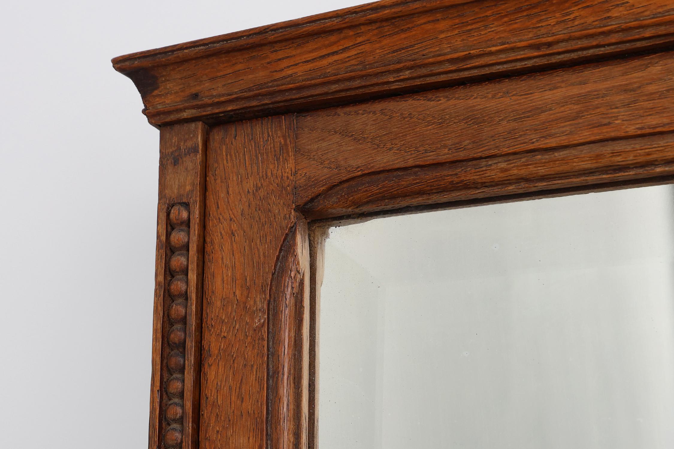 Art déco Cabinet de rasage en bois Art Deco avec Mirror, France 1930s en vente