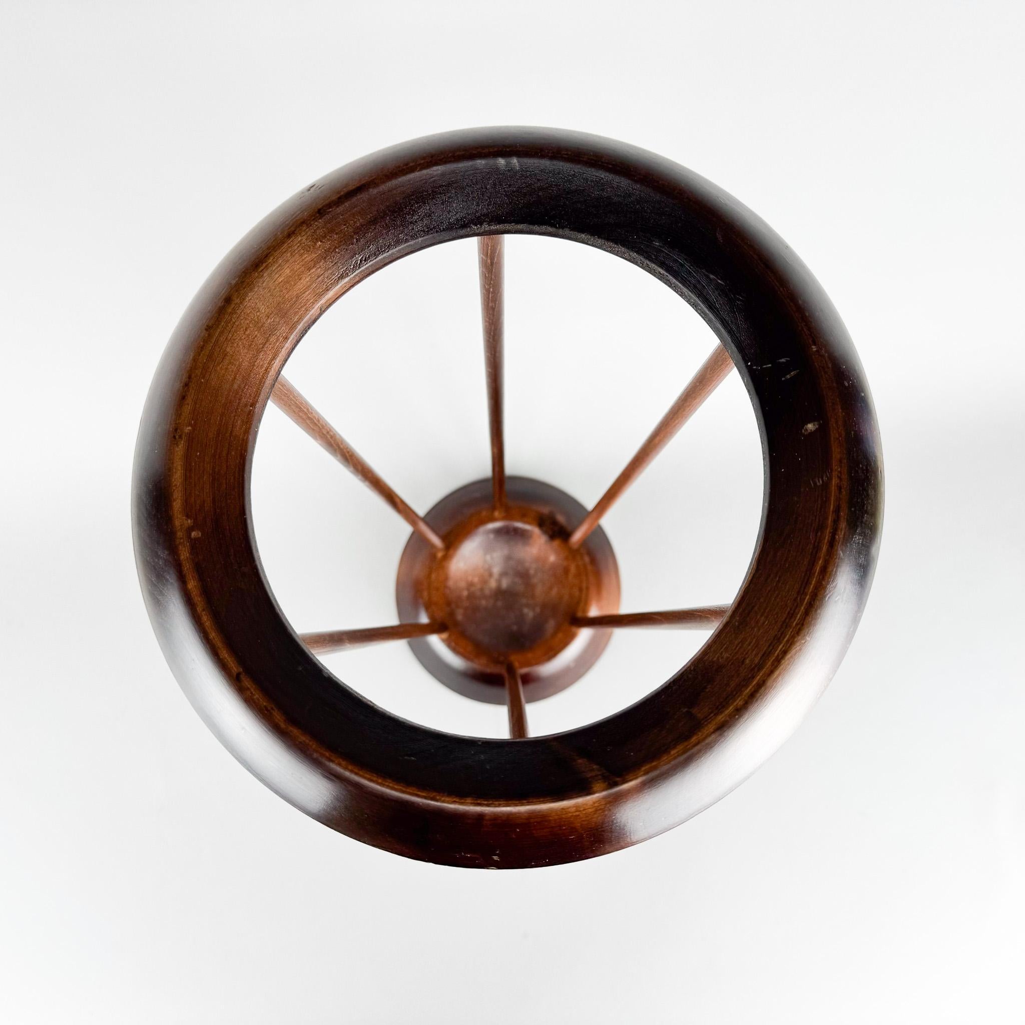Art Deco Wooden Umbrella Stand For Sale 1