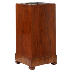 Art Deco Schirmständer aus Holz, Italien 1920er Jahre