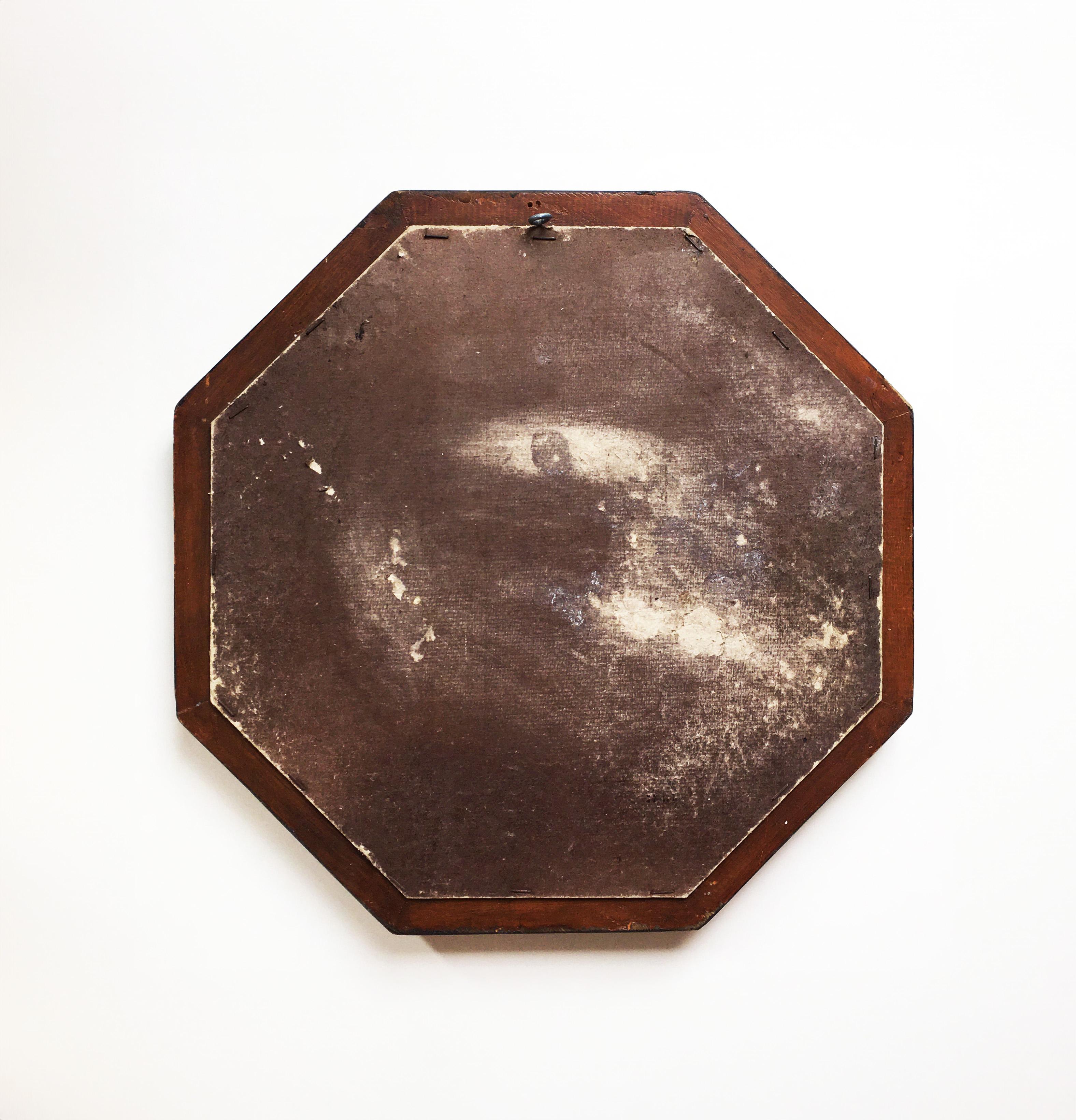 Art Deco Wooden Wall Mirror, France 1940s For Sale 1