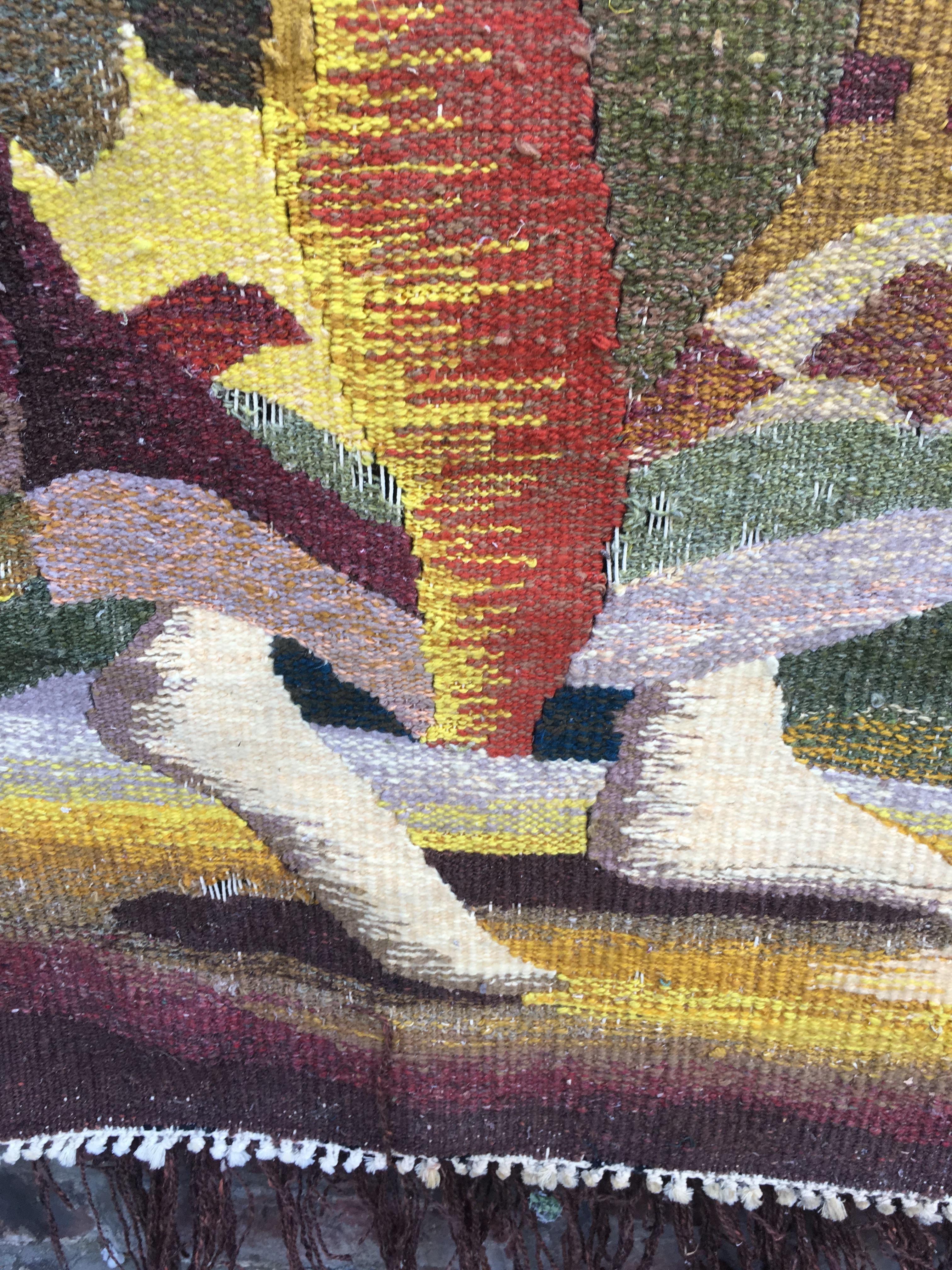 Tapisserie en laine Art Déco, vers 1930-1950 en vente 1