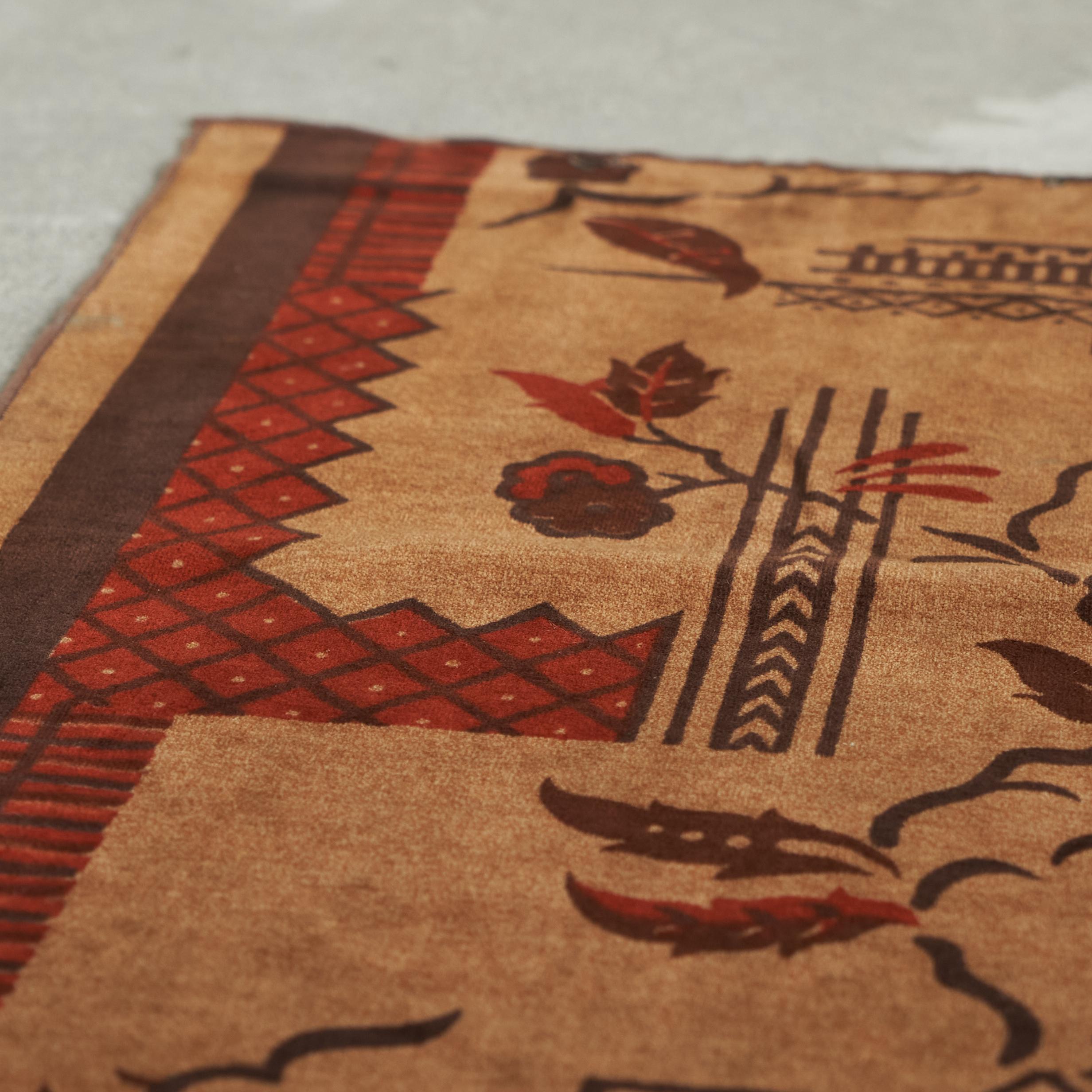Tessile o appendiabiti da parete in lana Art Déco anni '30 in vendita 3
