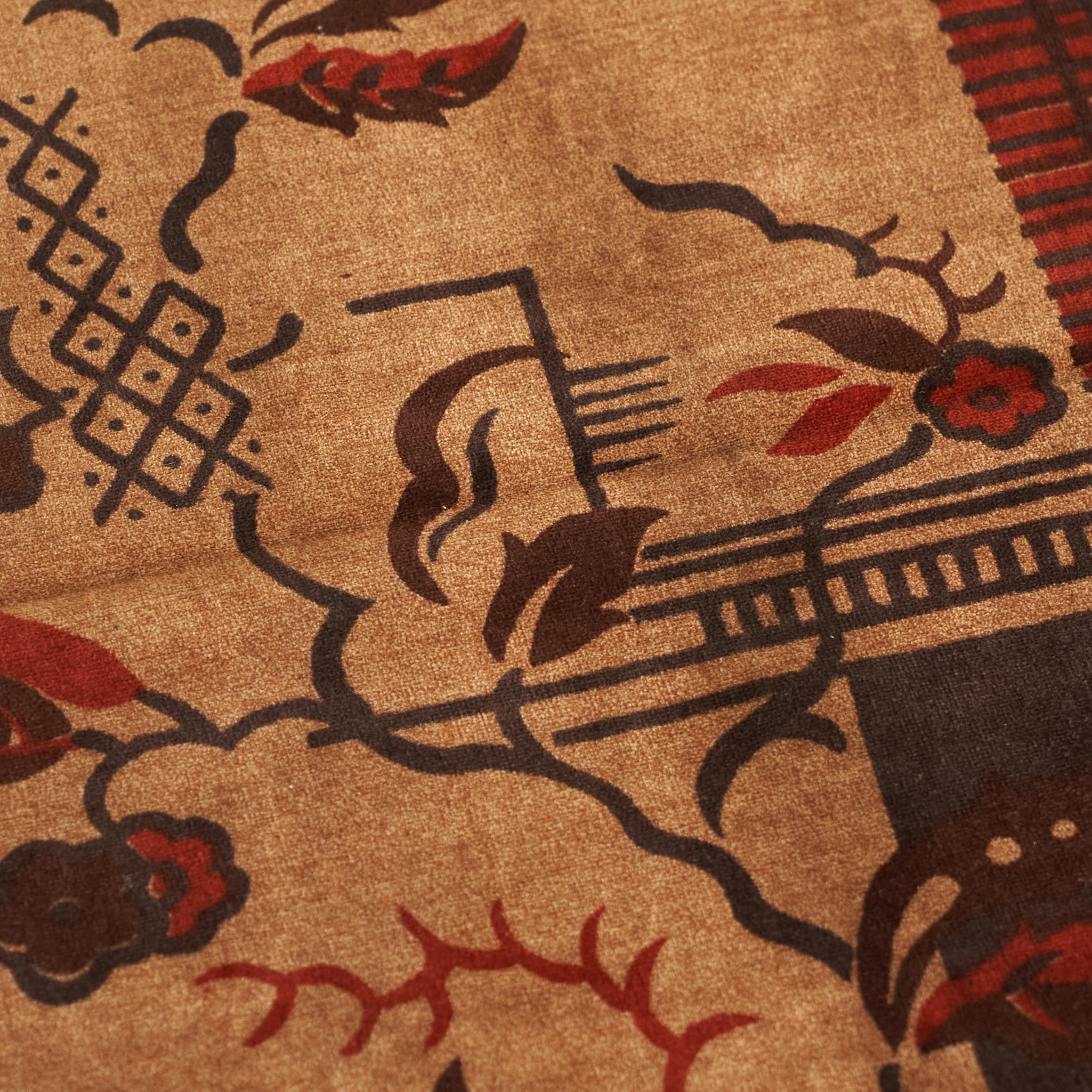 Tessile o appendiabiti da parete in lana Art Déco anni '30 in vendita 1