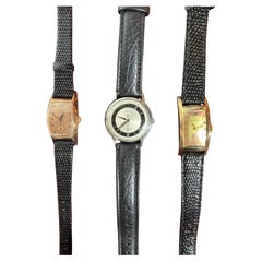 Vintage Art Deco Wrist Watch's / HAMILTON, GRUEN, BENRUS, original dials , serviced