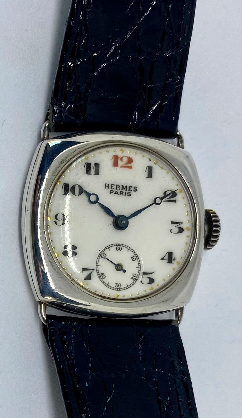 Hermes Paris Collector's Wristwatch In Fair Condition In San Rafael, CA