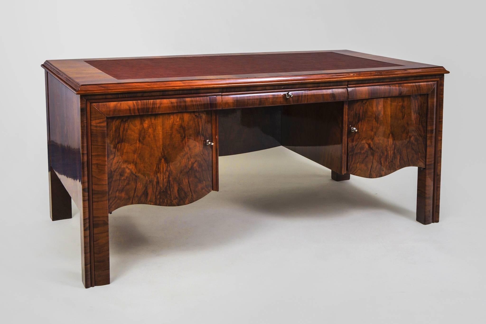 Art Deco Writing Desk From Czechoslovakia For At 1stdibs