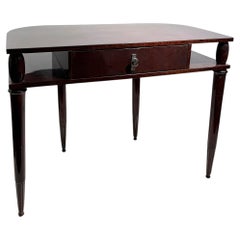 Art-Deco-Schreibtisch mit kannelierten Beinen, CIRCA 1940er Jahre, Frankreich