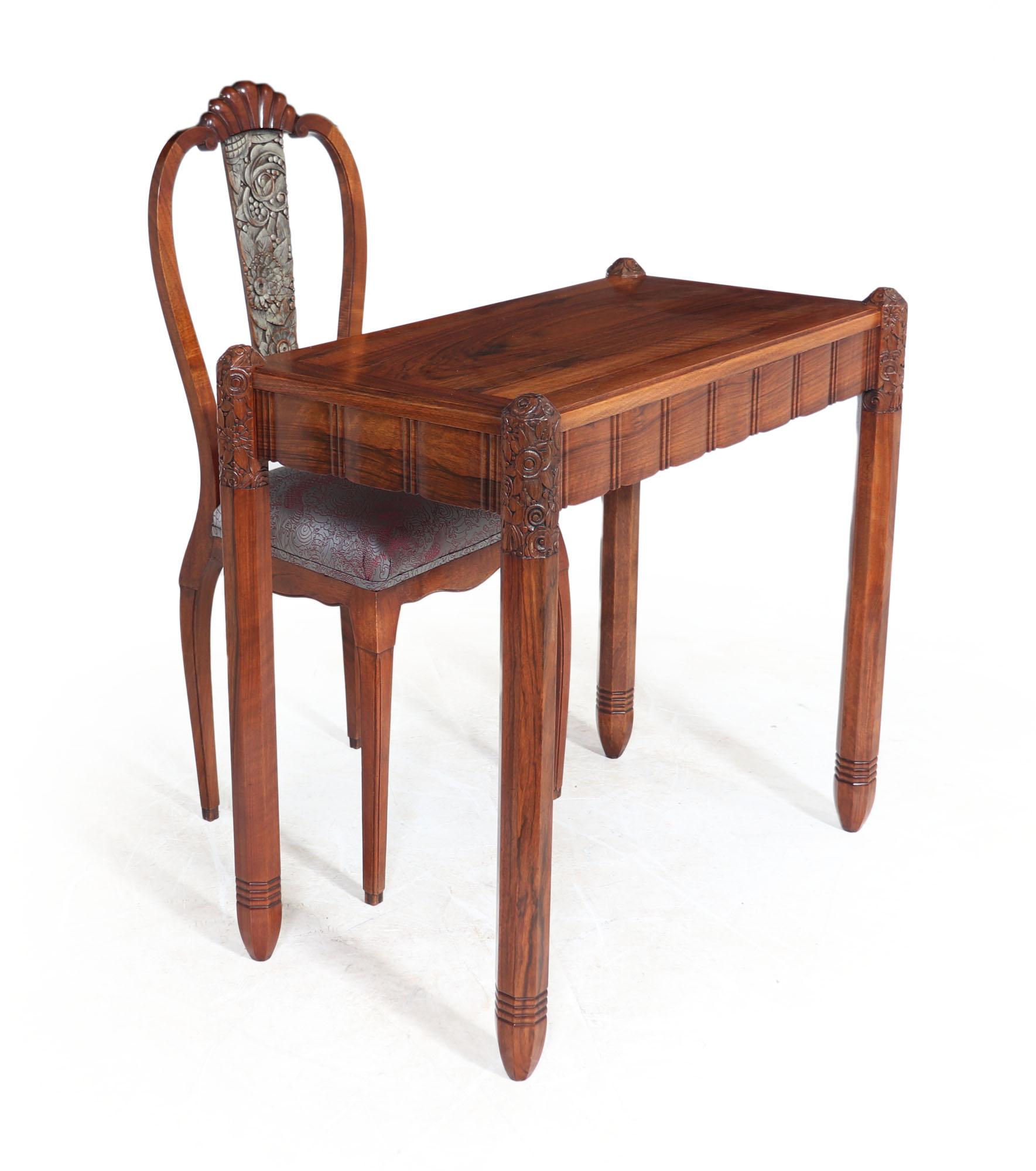 Tavolo e sedia da scrittura Art Déco di Sue et Mare In condizioni ottime in vendita a Paddock Wood Tonbridge, GB