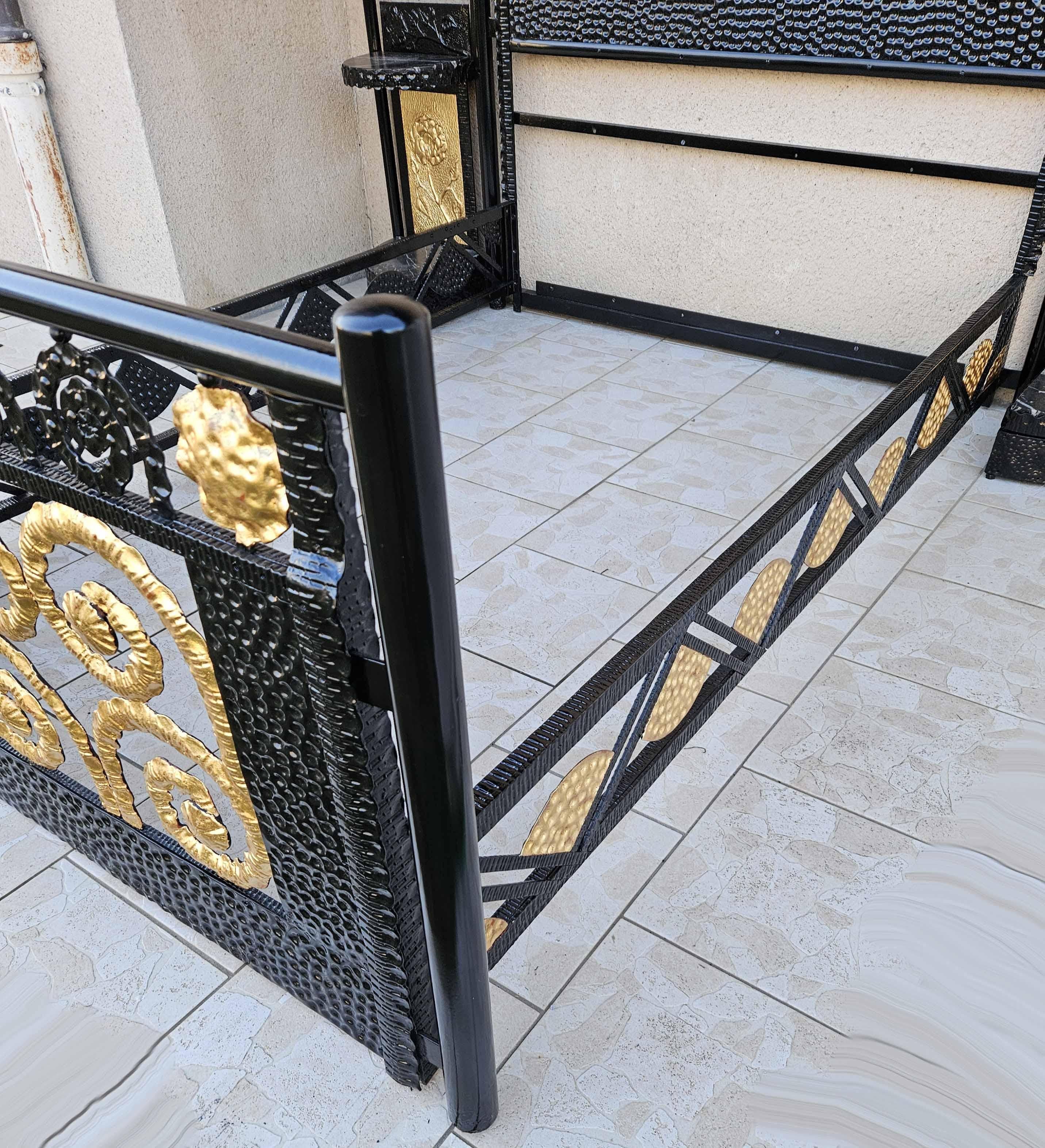 Art Deco Wrought Iron Bed For Sale 6