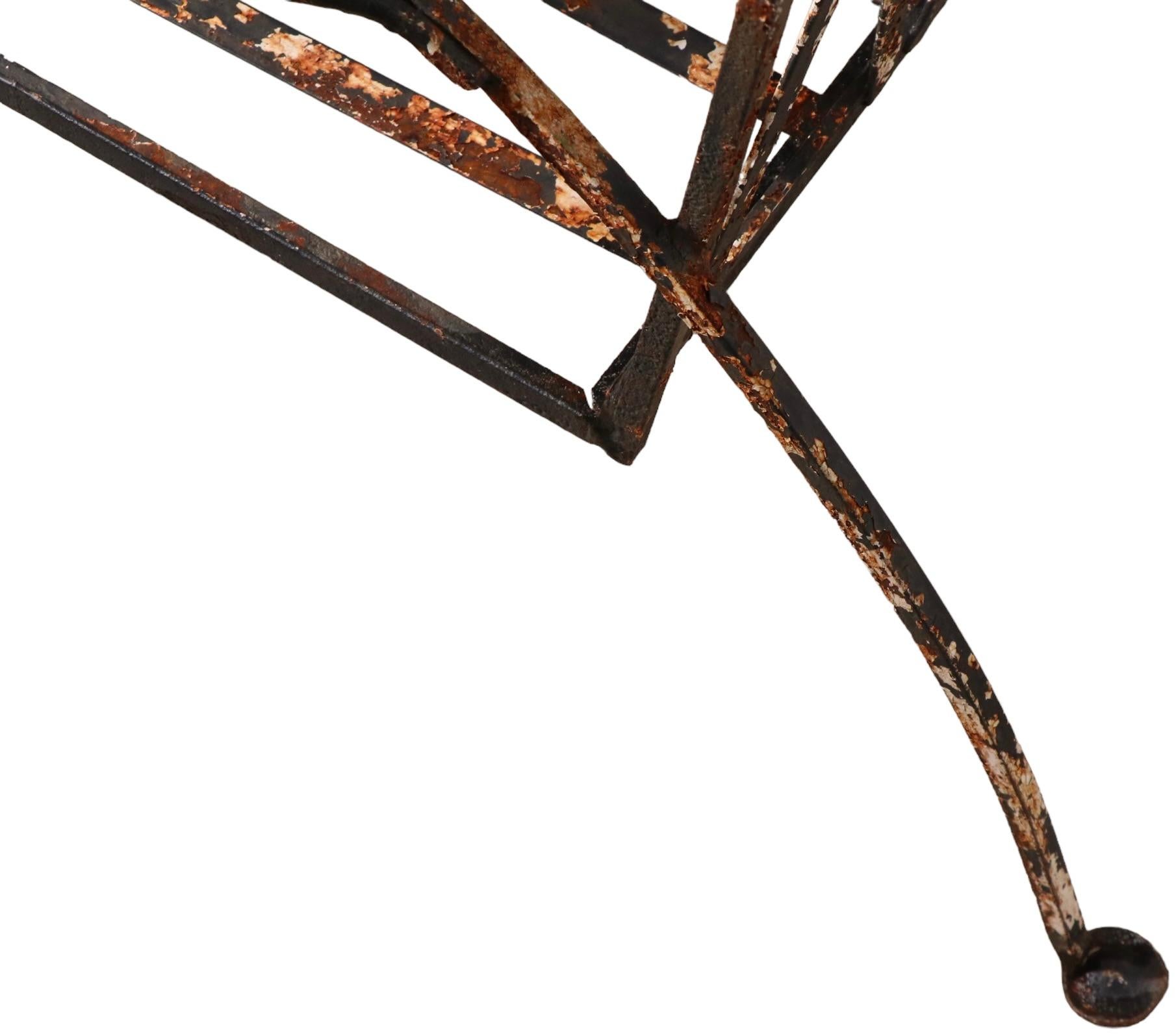 Art Deco Wrought Iron Salterini Mt. Vernon Settee Loveseat 4