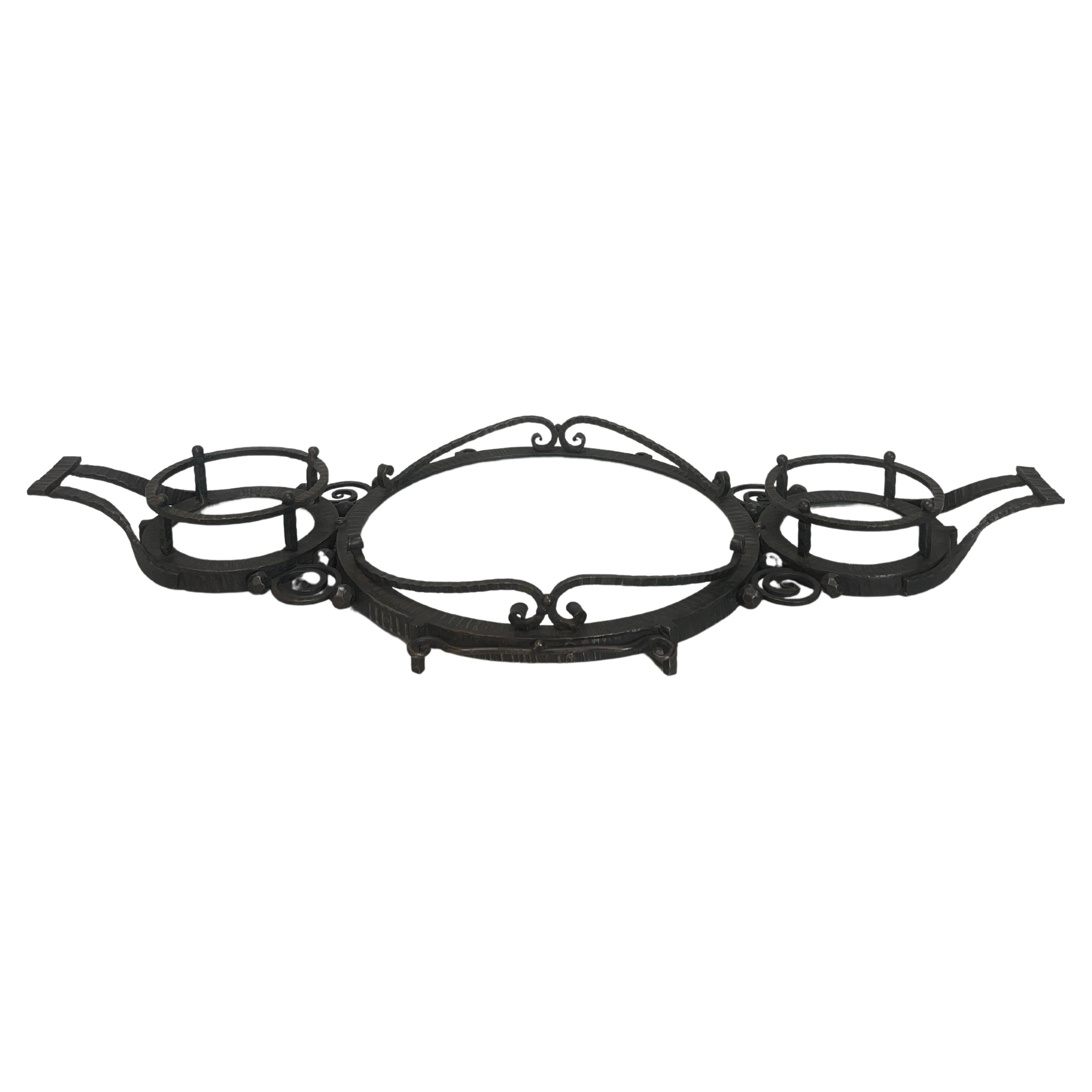 Art Deco Wrought Iron Tray