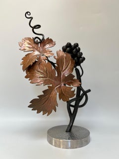 Art Deco Wrought Iron Vine Paperweight