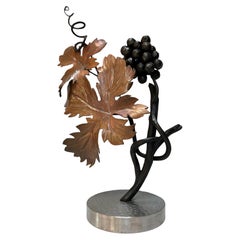 Art Deco Wrought Iron Vine Paperweight