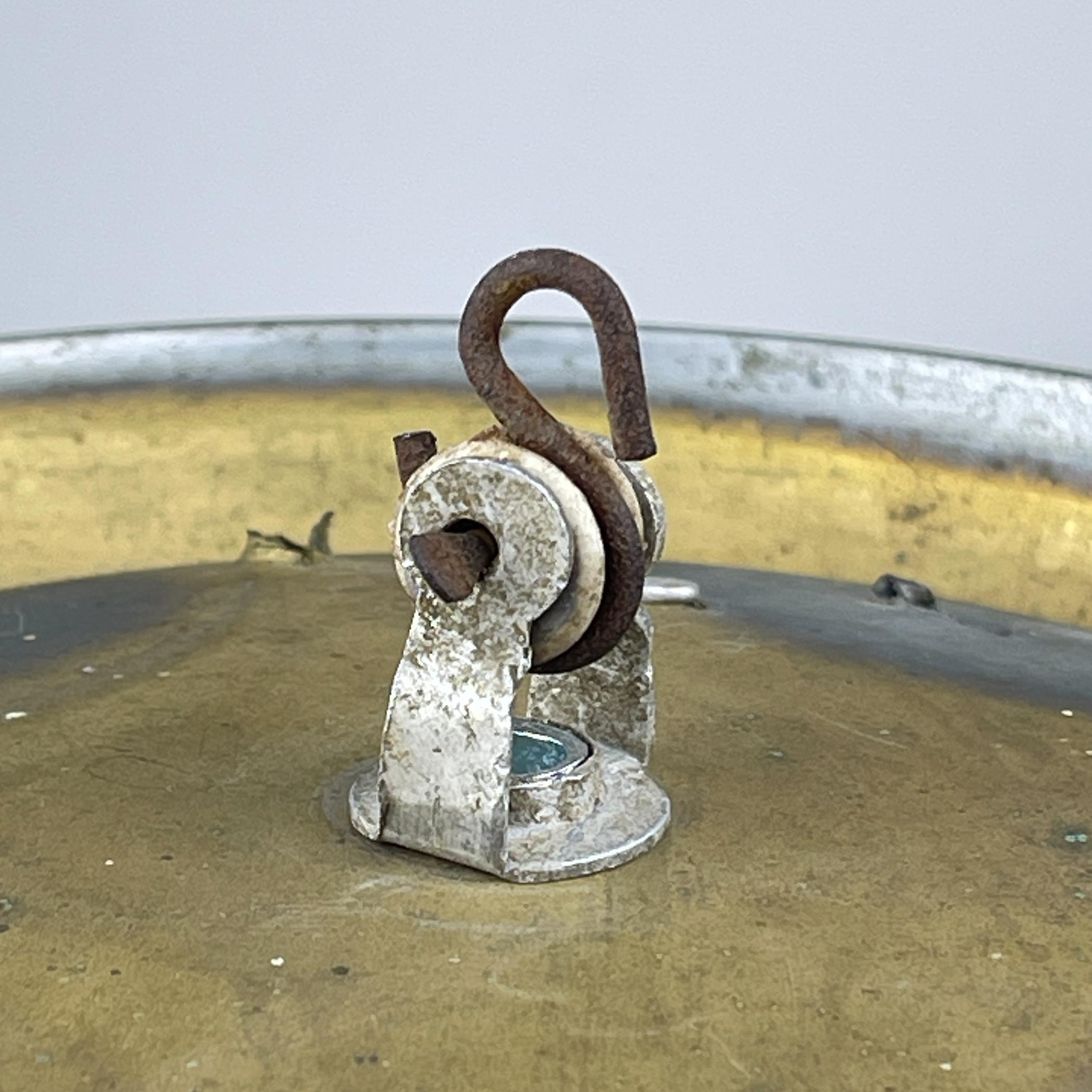 Plafonnier Art déco en verre jaune, Italie années 1950 en vente 6