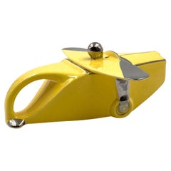 Art Deco yellow 'T-Plane' ceramic aeroplane teapot, Sadler, UK, 1930s