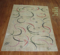 Art Deco Zeki Muren Turkish Rug