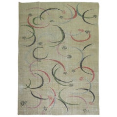 Art Deco Zeki Muren Turkish Rug