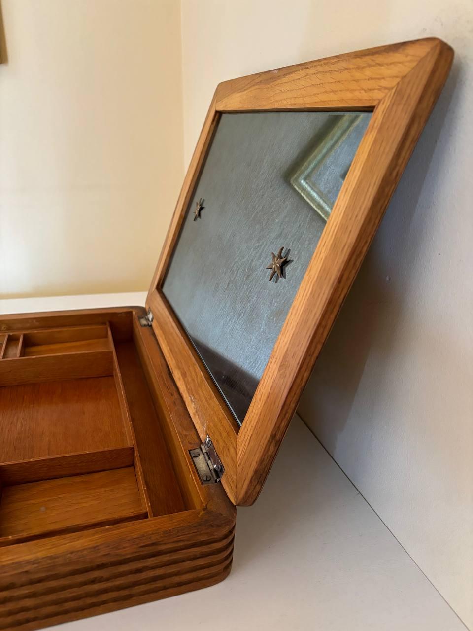 Caja decorativa Pietro Chiesa y Gio Ponti para Fontana Arte, Italia Años 30 Metal en venta