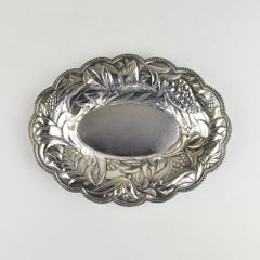 Art Deo Catch All Schmuckdose von WMF Versilberte Wiener Werkstätte Style