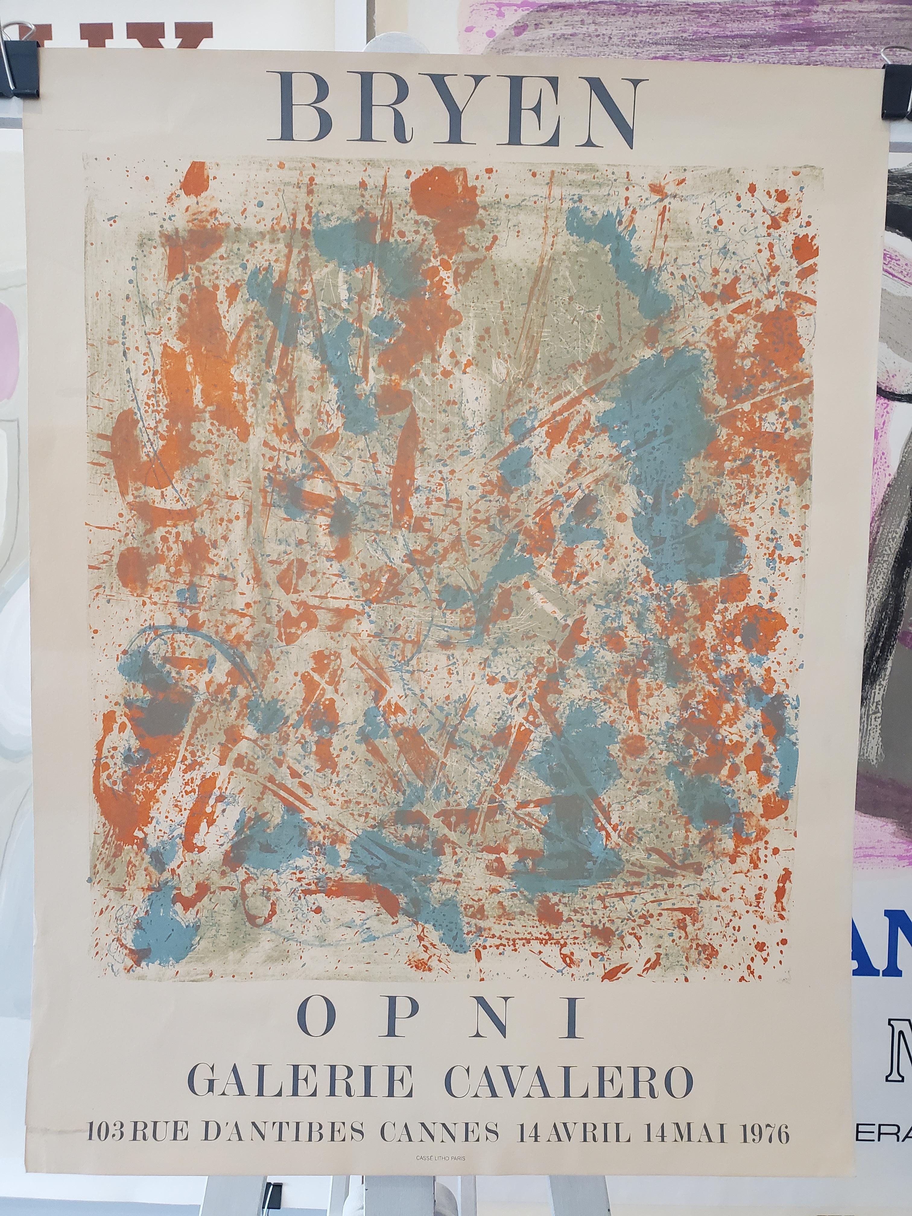 Art & Exhibition original vintage poster, Camille Bryen 'OPNI' 1975

This is an original exhibition poster, the overall condition is good although the poster has a small rip on the bottom left hand corner. 


Artist 
Camille Bryen

Year